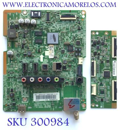 KIT DE TARJETAS PARA TV SAMSUNG / MAIN BN94-09599V / BN41-02360B / BN97-09523B / BN9409599V / T-CON 44-9771080O / 47-6021043 / 2015-04-2444-9771080OB05401A6383 / PANEL JJ032BGE-R1-RR01 / DISPLAY HV320FHB-N10 / MODELO UN32J5205AFXZA LS03